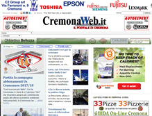 Tablet Screenshot of cremonaweb.it